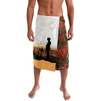 Australia And New Zealand ANZAC Day Lavalava Battle Of Beersheba LT05 Beige - Polynesian Pride