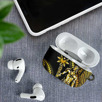 Filipinos Lapu Lapu Hero AirPods Case Gold Polynesian Tribal Tattoo LT05 - Polynesian Pride