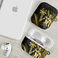 Filipinos Lapu Lapu Hero AirPods Case Gold Polynesian Tribal Tattoo LT05 - Polynesian Pride
