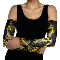 Filipinos Lapu Lapu Hero Arm Sleeves Gold Polynesian Tribal Tattoo LT05 - Polynesian Pride