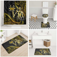 Filipinos Lapu Lapu Hero Bathroom Set Gold Polynesian Tribal Tattoo LT05 - Polynesian Pride