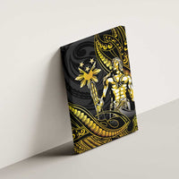 Filipinos Lapu Lapu Hero Canvas Wall Art Gold Polynesian Tribal Tattoo LT05 - Polynesian Pride