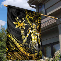 Filipinos Lapu Lapu Hero Garden Flag Gold Polynesian Tribal Tattoo LT05 - Polynesian Pride