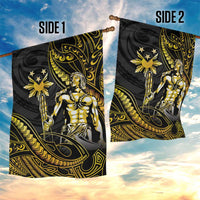 Filipinos Lapu Lapu Hero Garden Flag Gold Polynesian Tribal Tattoo LT05 - Polynesian Pride