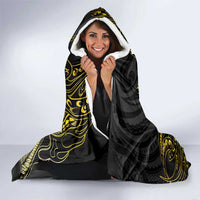 Filipinos Lapu Lapu Hero Hooded Blanket Gold Polynesian Tribal Tattoo LT05 - Polynesian Pride