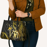 Filipinos Lapu Lapu Hero Leather Bag Gold Polynesian Tribal Tattoo LT05 - Polynesian Pride