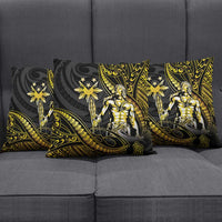 Filipinos Lapu Lapu Hero Pillow Cover Gold Polynesian Tribal Tattoo LT05 - Polynesian Pride