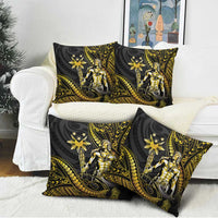 Filipinos Lapu Lapu Hero Pillow Cover Gold Polynesian Tribal Tattoo LT05 - Polynesian Pride