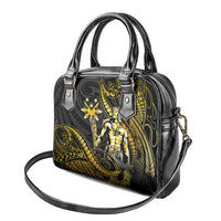 Filipinos Lapu Lapu Hero Shoulder Handbag Gold Polynesian Tribal Tattoo LT05 - Polynesian Pride