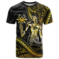 Filipinos Lapu Lapu Hero T Shirt Gold Polynesian Tribal Tattoo LT05 Gold - Polynesian Pride