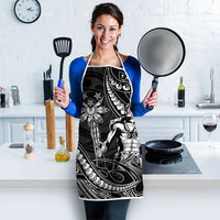 Filipinos Lapu Lapu Hero Apron Black Polynesian Tribal Tattoo LT05 - Polynesian Pride