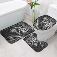 Filipinos Lapu Lapu Hero Bathroom Set Black Polynesian Tribal Tattoo LT05 - Polynesian Pride