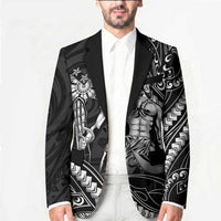 Filipinos Lapu Lapu Hero Blazer Black Polynesian Tribal Tattoo LT05 - Polynesian Pride