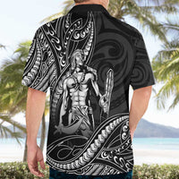 Filipinos Lapu Lapu Hero Hawaiian Shirt Black Polynesian Tribal Tattoo
