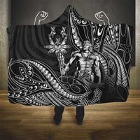 Filipinos Lapu Lapu Hero Hooded Blanket Black Polynesian Tribal Tattoo LT05 - Polynesian Pride