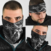 Filipinos Lapu Lapu Hero Neck Gaiter Black Polynesian Tribal Tattoo LT05 - Polynesian Pride
