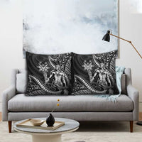 Filipinos Lapu Lapu Hero Pillow Cover Black Polynesian Tribal Tattoo LT05 - Polynesian Pride