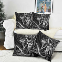 Filipinos Lapu Lapu Hero Pillow Cover Black Polynesian Tribal Tattoo LT05 - Polynesian Pride