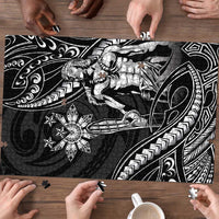 Filipinos Lapu Lapu Hero Puzzle Black Polynesian Tribal Tattoo LT05 - Polynesian Pride