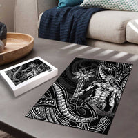 Filipinos Lapu Lapu Hero Puzzle Black Polynesian Tribal Tattoo LT05 - Polynesian Pride