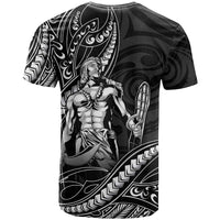 Filipinos Lapu Lapu Hero T Shirt Black Polynesian Tribal Tattoo LT05 - Polynesian Pride