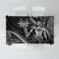 Filipinos Lapu Lapu Hero Tablecloth Black Polynesian Tribal Tattoo LT05 Black - Polynesian Pride