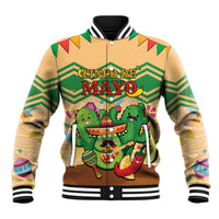 Personalised Hawaii Cinco De Mayo Baseball Jacket Funny Style LT05 Unisex Brown - Polynesian Pride