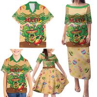 Personalised Hawaii Cinco De Mayo Family Matching Puletasi and Hawaiian Shirt Funny Style LT05 - Polynesian Pride