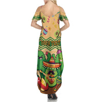 Personalised Hawaii Cinco De Mayo Summer Maxi Dress Funny Style LT05 - Polynesian Pride
