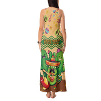 Personalised Hawaii Cinco De Mayo Tank Maxi Dress Funny Style LT05 - Polynesian Pride