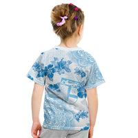 Happy Fiji Girmit Day Kid T Shirt Fijian Tapa With Mandala Pattern