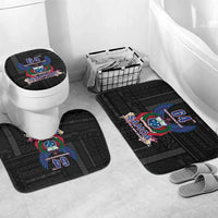 Samoa 64th Independence Anniversary Bathroom Set LT05 Mat Set Only (3 pcs) One Size Black - Polynesian Pride