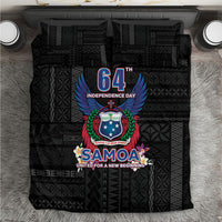 Samoa 64th Independence Anniversary Bedding Set LT05 Black - Polynesian Pride