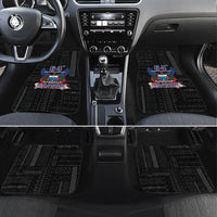 Samoa 64th Independence Anniversary Car Mats LT05 Set 4pcs Black - Polynesian Pride