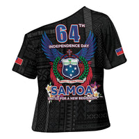 Samoa 64th Independence Anniversary Cross Shoulder Shirt LT05 - Polynesian Pride