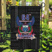 Samoa 64th Independence Anniversary Garden Flag LT05 Garden Flag Black - Polynesian Pride