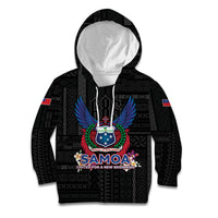 Samoa 64th Independence Anniversary Kid Hoodie LT05 Hoodie Black - Polynesian Pride
