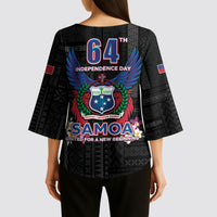 Samoa 64th Independence Anniversary Kimono Sleeve Blouse LT05 - Polynesian Pride