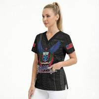 Samoa 64th Independence Anniversary Scrub Top LT05 - Polynesian Pride