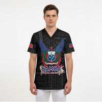 Samoa 64th Independence Anniversary Scrub Top LT05 - Polynesian Pride