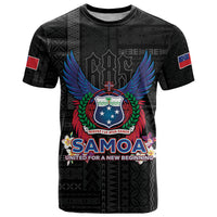 Samoa 64th Independence Anniversary T Shirt LT05 Black - Polynesian Pride