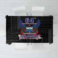 Samoa 64th Independence Anniversary Tablecloth LT05 Black - Polynesian Pride
