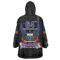 Samoa 64th Independence Anniversary Wearable Blanket Hoodie LT05 - Polynesian Pride