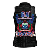 Samoa 64th Independence Anniversary Women Sleeveless Polo Shirt LT05 - Polynesian Pride