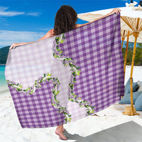 Violet Hawaii Palaka Sarong Maile Pikake Honohono Orchid Lei