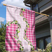 Pink Hawaii Palaka Garden Flag Maile Pikake Honohono Orchid Lei LT05 - Polynesian Pride