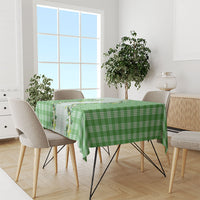 Green Hawaii Palaka Tablecloth Maile Pikake Honohono Orchid Lei