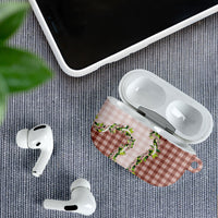Mocha Hawaii Palaka AirPods Case Maile Pikake Honohono Orchid Lei LT05 - Polynesian Pride