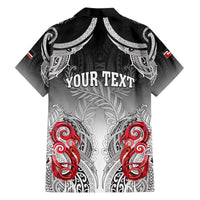 Personalised New Zealand Waitangi Day Hawaiian Shirt Aotearoa Te Ra O Waitangi Manaia Maori Pattern LT05 - Polynesian Pride
