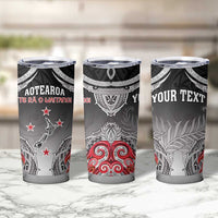 Personalised New Zealand Waitangi Day Tumbler Cup Aotearoa Te Ra O Waitangi Manaia Maori Pattern LT05 - Polynesian Pride